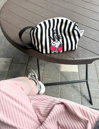 Authentic Size 2 Terry Snoopy Pouch Mini Bag