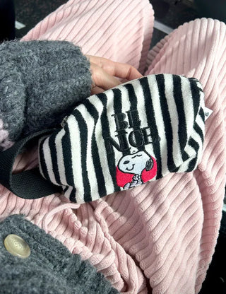 Authentic Size 2 Terry Snoopy Pouch Mini Bag