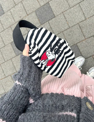 Authentic Size 2 Terry Snoopy Pouch Mini Bag