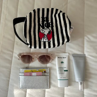 Authentic Size 2 Terry Snoopy Pouch Mini Bag