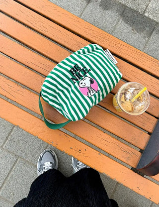 Authentic Size 2 Terry Snoopy Pouch Mini Bag