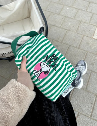 Authentic Size 2 Terry Snoopy Pouch Mini Bag