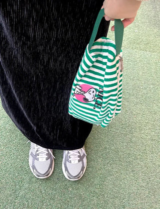 Authentic Size 2 Terry Snoopy Pouch Mini Bag