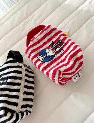 Authentic Size 2 Terry Snoopy Pouch Mini Bag