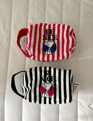 Authentic Size 2 Terry Snoopy Pouch Mini Bag