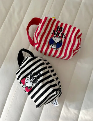 Authentic Size 2 Terry Snoopy Pouch Mini Bag