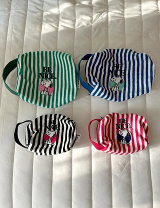Authentic Size 2 Terry Snoopy Pouch Mini Bag