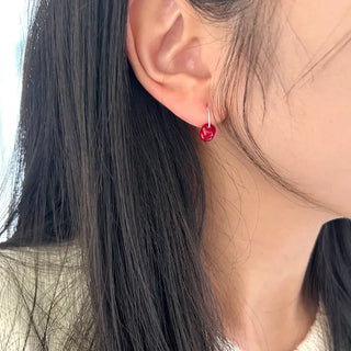 Glass Beads Spring/Summer Mini Ring Earrings