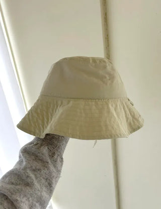 Ribbon strap bucket hat safari summer hat