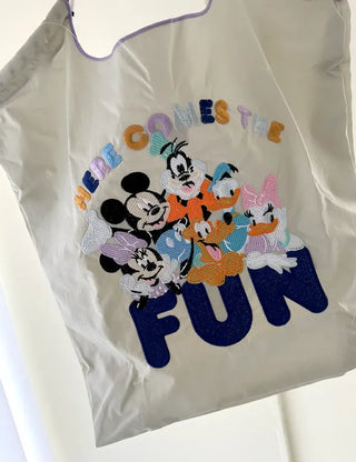 Rope Disney Authentic Waterproof Mickey Nylon Eco Bag