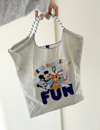 Rope Disney Authentic Waterproof Mickey Nylon Eco Bag