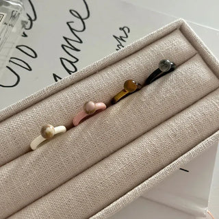 1+1 Marble Bead Formica Ring