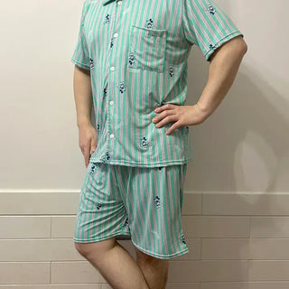 Piece Set Authentic Disney Summer Pajamas Couple Pajamas