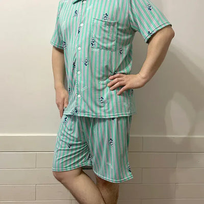 Piece Set Authentic Disney Summer Pajamas Couple Pajamas