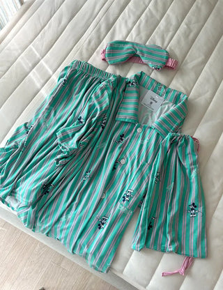 Piece Set Authentic Disney Summer Pajamas Couple Pajamas