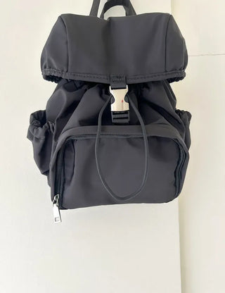 Lightweight nylon mini backpack with good storage and buckle