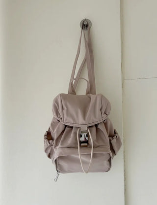 Lightweight nylon mini backpack with good storage and buckle