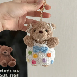 Resort look dress, teddy bear keyring, bag decoration