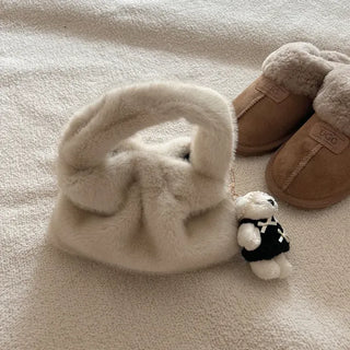 Pearl Headband Teddy Bear Cute Keyring