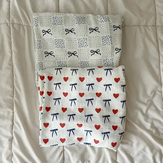Navy Ribbon Homewear Pajamas Women's Sleepwear Pants