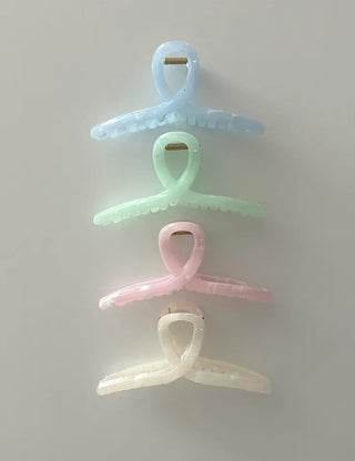 Type Milk Marble Large Claw Updo Hairpin