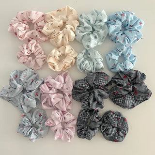 1+1 Bloom Flower Ribbon Scrunchie Hairband