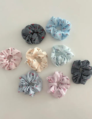 1+1 Bloom Flower Ribbon Scrunchie Hairband