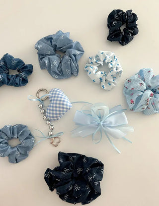 1+1 Bloom Flower Ribbon Scrunchie Hairband
