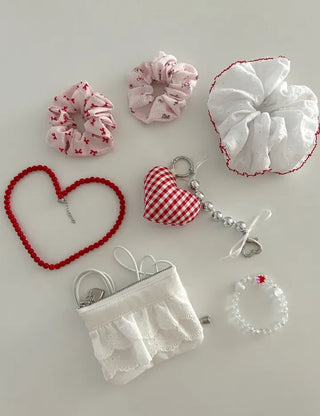 1+1 Bloom Flower Ribbon Scrunchie Hairband