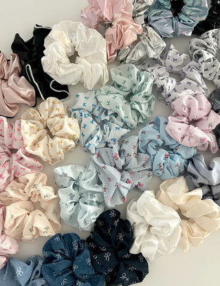 1+1 Bloom Flower Ribbon Scrunchie Hairband