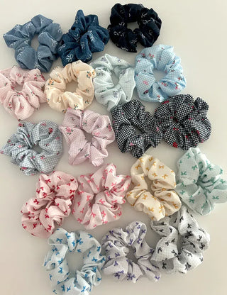 1+1 Bloom Flower Ribbon Scrunchie Hairband