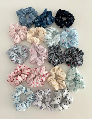 1+1 Bloom Flower Ribbon Scrunchie Hairband