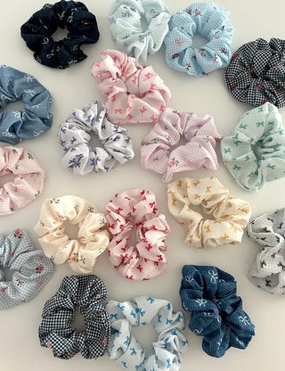 1+1 Bloom Flower Ribbon Scrunchie Hairband