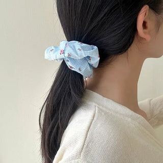 1+1 Bloom Flower Ribbon Scrunchie Hairband