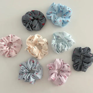 1+1 Bloom Flower Ribbon Scrunchie Hairband
