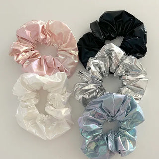 Summer Metallic Hair Scrunchie