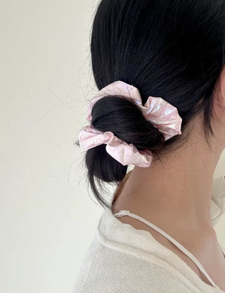 Summer Metallic Hair Scrunchie
