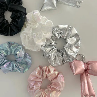 Summer Metallic Hair Scrunchie