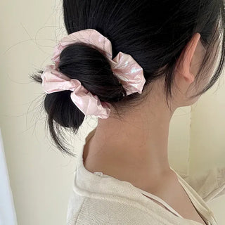 Summer Metallic Hair Scrunchie