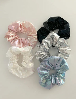 Summer Metallic Hair Scrunchie