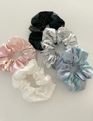 Summer Metallic Hair Scrunchie
