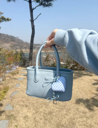 Small Button Square Mini Bag Crossbody Bag Tote Bag