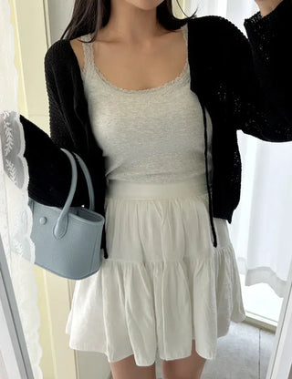 Small Button Square Mini Bag Crossbody Bag Tote Bag