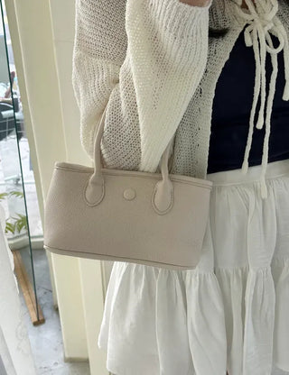 Small Button Square Mini Bag Crossbody Bag Tote Bag