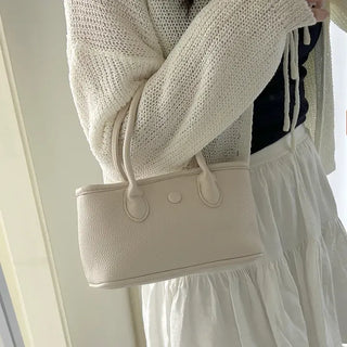 Small Button Square Mini Bag Crossbody Bag Tote Bag
