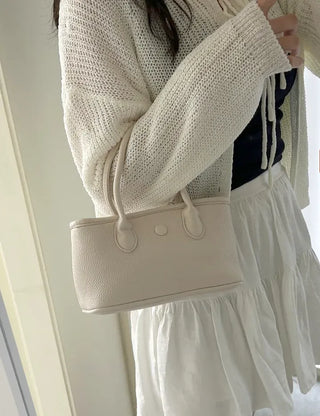Small Button Square Mini Bag Crossbody Bag Tote Bag