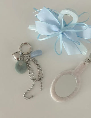 Chiffon double large ribbon hair clip large updo hair clip