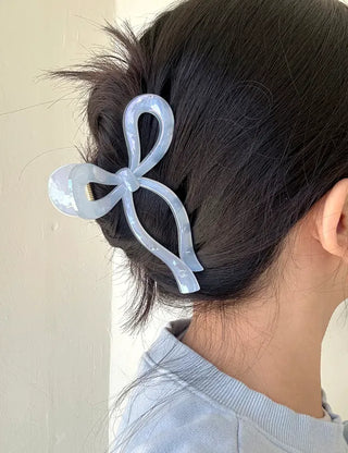 13cm Holographic Ribbon Large Updo Hair Clip
