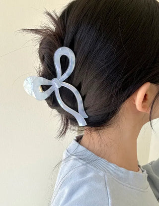 13cm Holographic Ribbon Large Updo Hair Clip