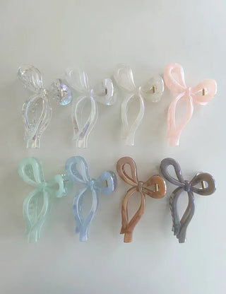 13cm Holographic Ribbon Large Updo Hair Clip